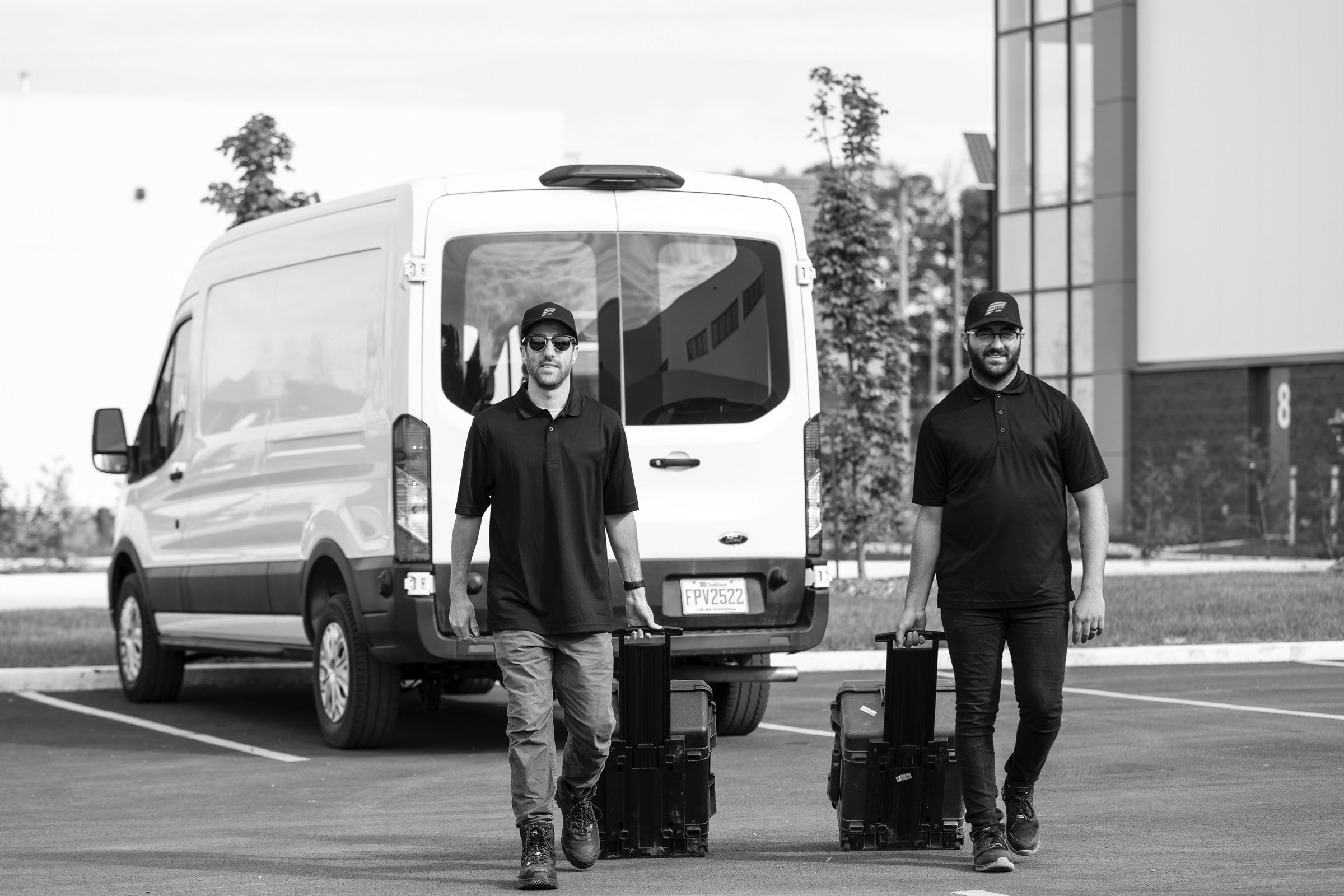 Techniciens de l'équipe de réparation mobile Avianor